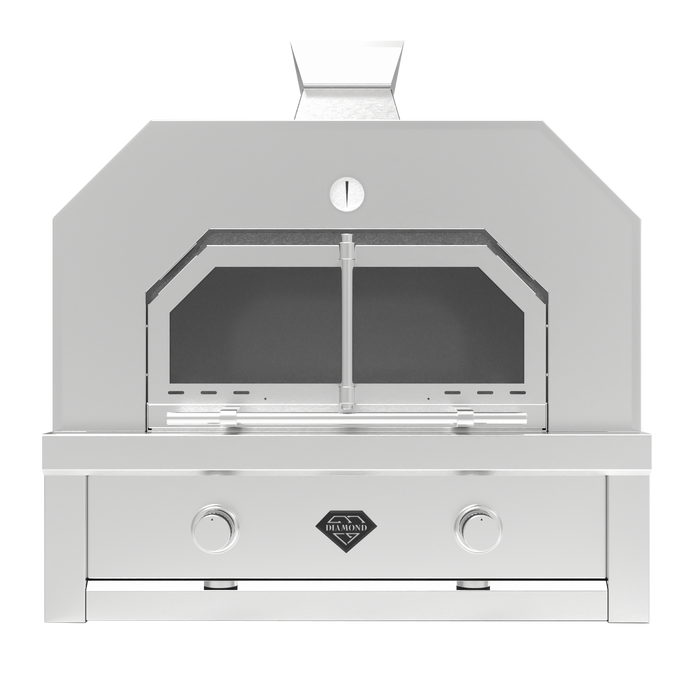 Diamond Pro Pizza Oven (Commercial Grade (3/8 Thick) 304 Stainless Steel Construction)