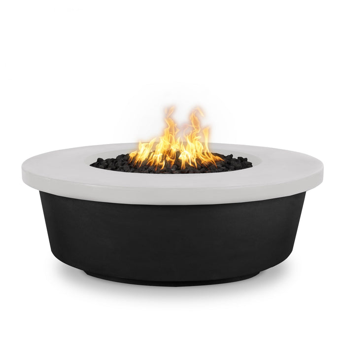 Outdoor Plus 48" Tempe Fire Pit - Black & White Powder Coat