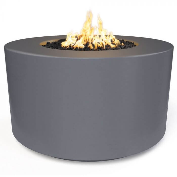 Outdoor Plus 42" Florence Concrete Fire Pit - 24" Tall - Natural Gas